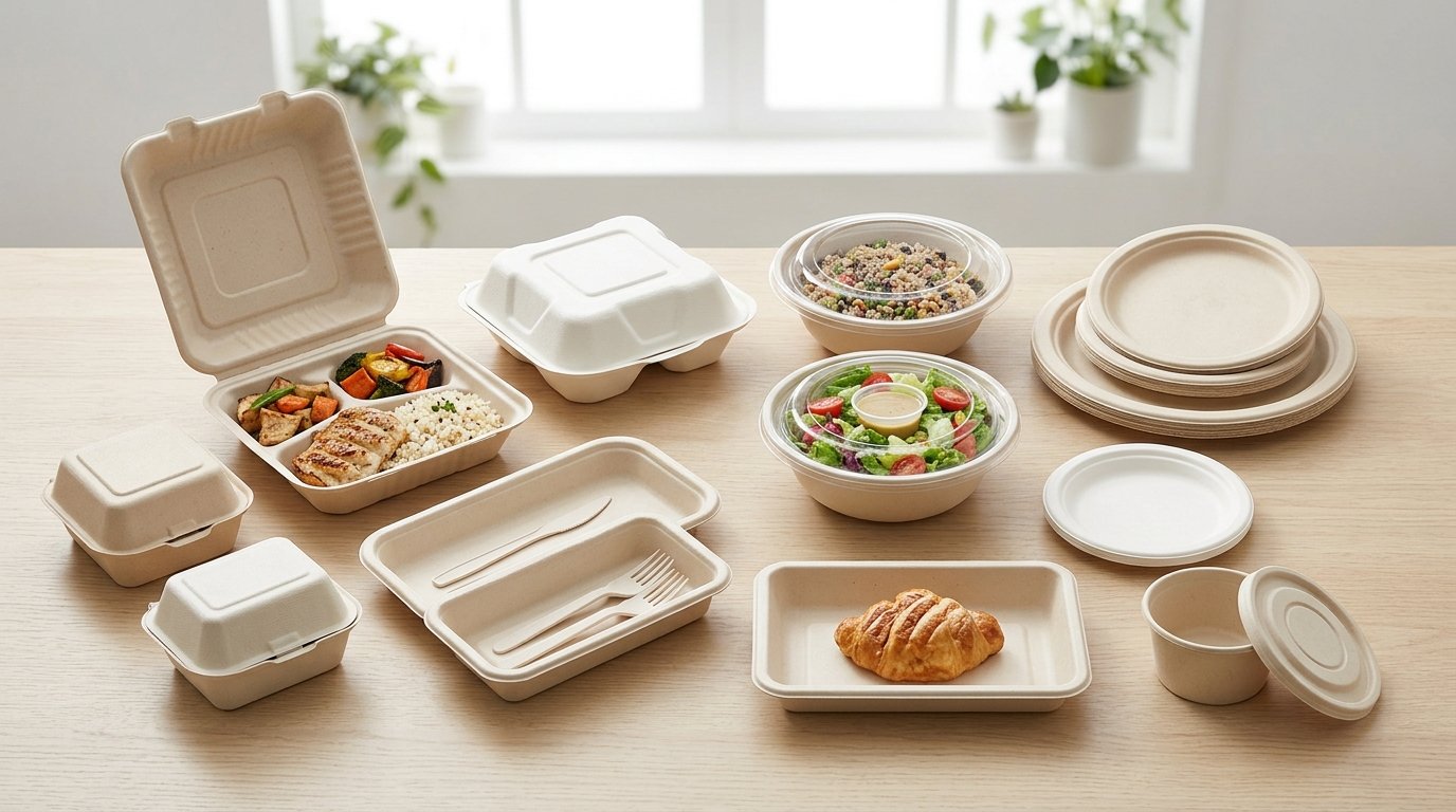 Sugarcane Bagasse Tableware and Eco-Friendly Packaging Sourcing